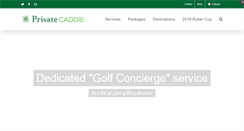 Desktop Screenshot of privatecaddie.com